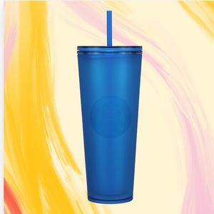 STARBUCKS Bluebell Soft Touch Cold Cup (24 oz)